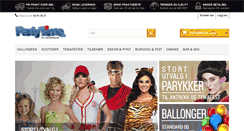 Desktop Screenshot of partytime.no